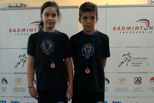 badminton klub pancevo Bronzane medalje za Nataliju i Nikolu