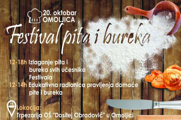 22.oktobar - Festival pita i bureka u Omoljici