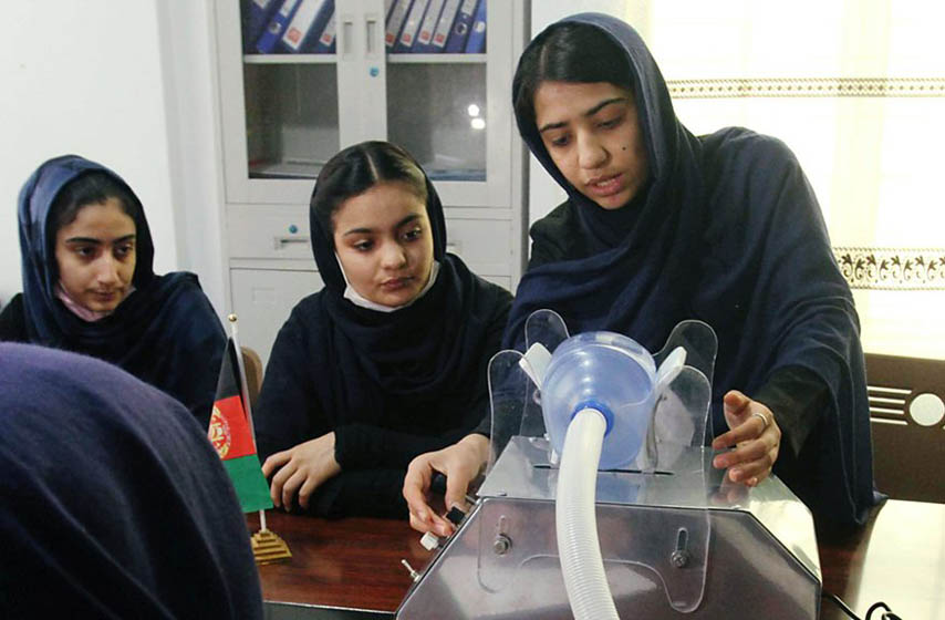 respirator, avganistan