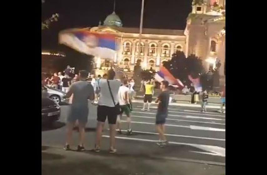 Crna Gora, Beograd, proslava pobede