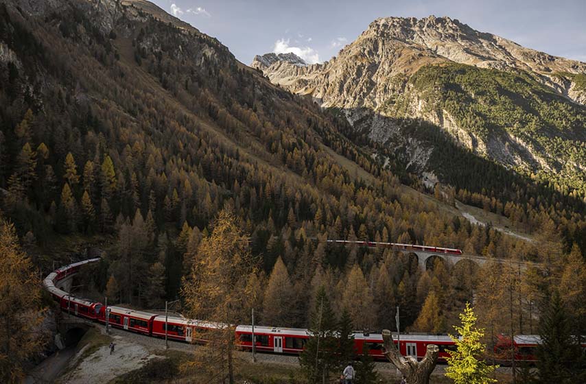 svajcarska, najduzi putnicki voz na svetu, ginisov rekord