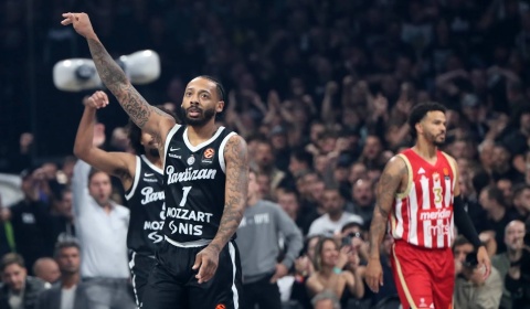 Partizan posle produžetka savladao Crvenu zvezdu u beogradskom derbiju Evrolige