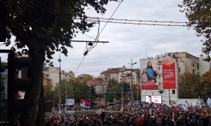 Hiljade građana krenule ka Slaviji na završni miting Studentske liste