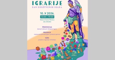 Jesenje igrarije u subotu u Pančevu: Sajam društvenih igara u Kulturnom centru