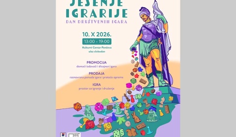 Jesenje igrarije u subotu u Pančevu: Sajam društvenih igara u Kulturnom centru