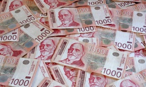 Evro u ponedeljak 117,3620 dinara