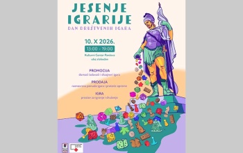 Jesenje igrarije u subotu u Pančevu: Sajam društvenih igara u Kulturnom centru