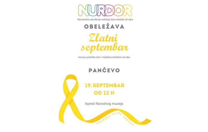 Zlatni septembar u Pančevu: NURDOR organizuje humanitarnu akciju 19. septembra