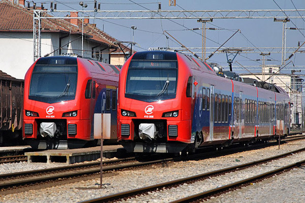 Srbija voz, pruga Beograd Novi Sad