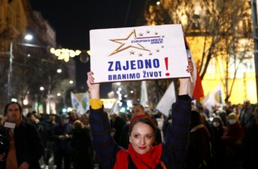 protest, beograd, seos