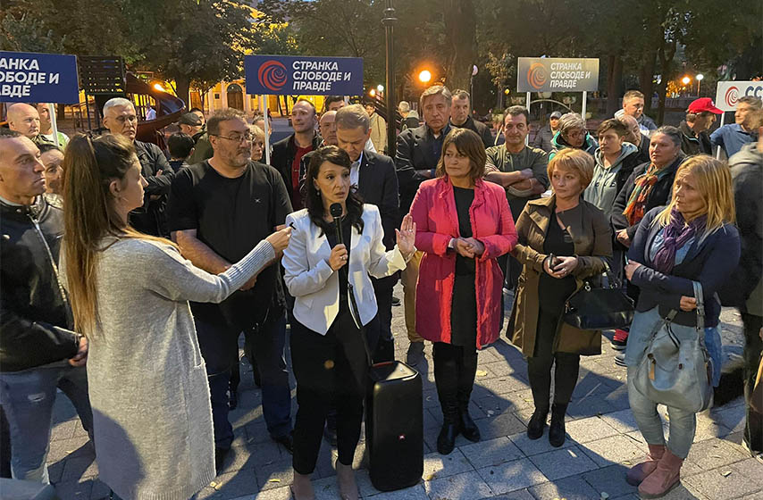 borko stefanovic, dejan bulatovic, marinika tepic, stranka slobode i pravde pancevo