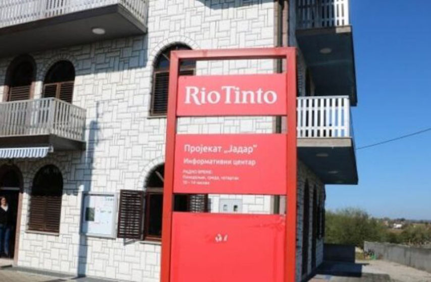 rio tinto, zajedno za srbiju, projekat jadar