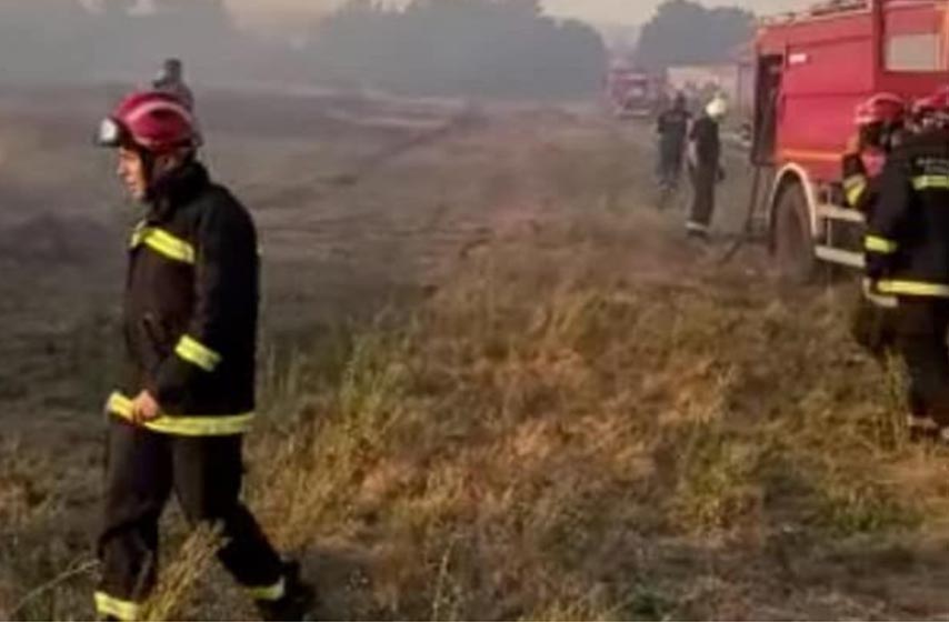 vatrogasci, pozar petrovo selo, vatrogasci spasioci, pancevo