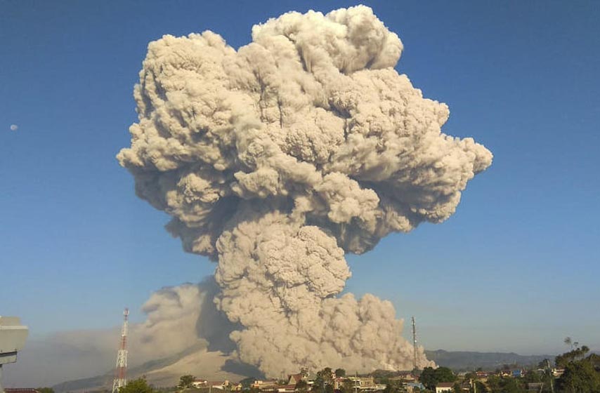 vulkan u indoneziji, erupcija vulkana