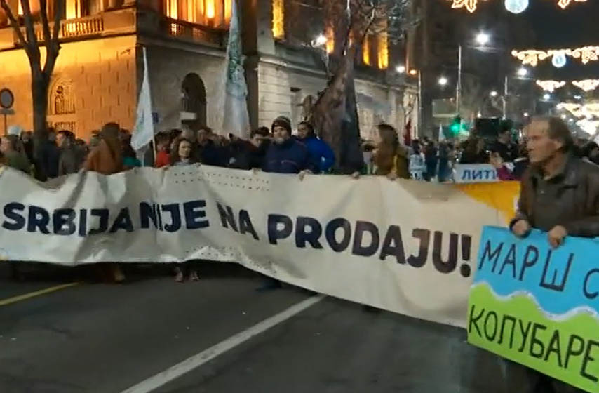 protest, beograd, rio  tinto, srbija