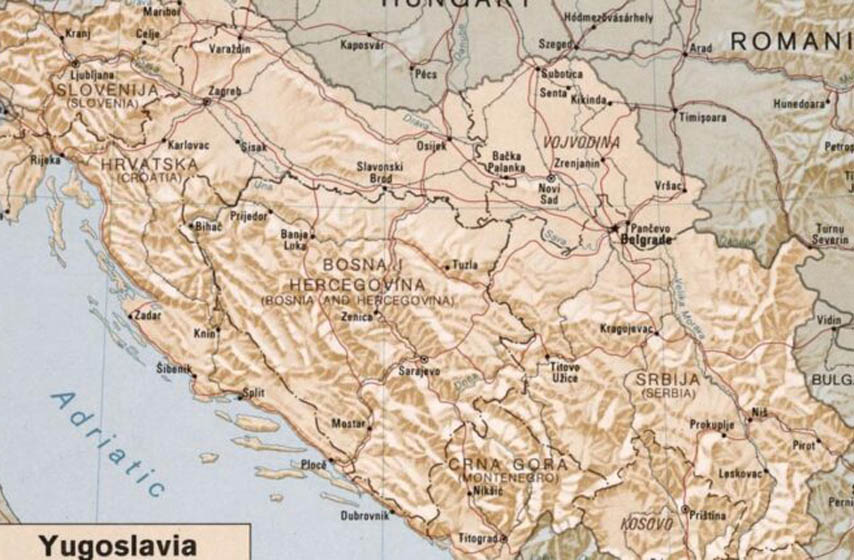 raspad jugoslavije, cia