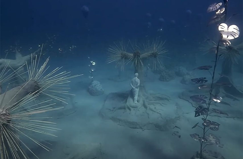 podvodni muzej skulptura kipar