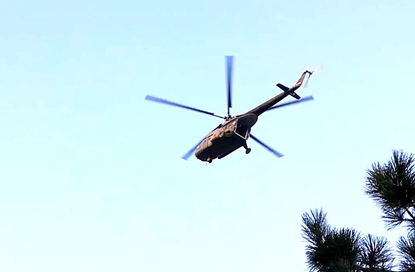 helikopteri iznad panceva, k-013 reporteri