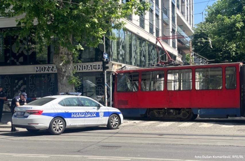 zeleno-levi front, zlf, tramvaj iskocio iz sina, k-013, vesti srbija
