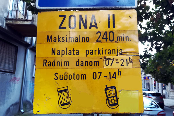 Parking u Pančevu Zona 2