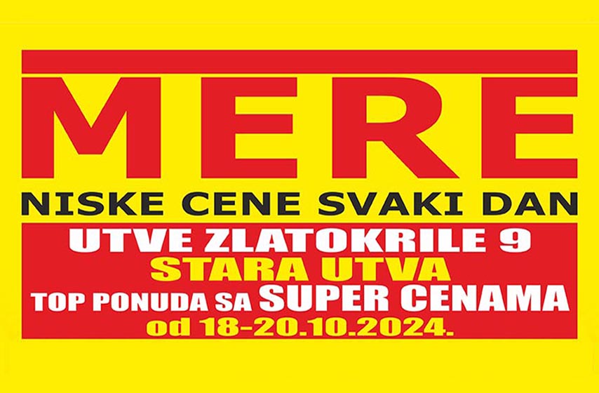 MERE market 2, Utve zlatokrile 9, Pančevo