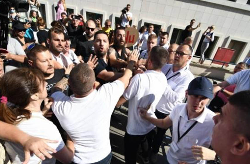 buna protiv mafije, novi sad, protest