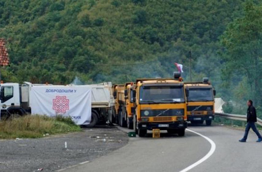 jarinje, rudare, kosovo, blokada