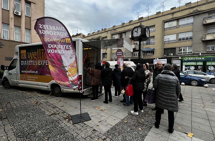 prva dijabetoloska ordinacija na tockovima, projekat, srbija, secer u krvi