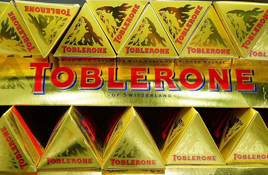 toblerone, izgled