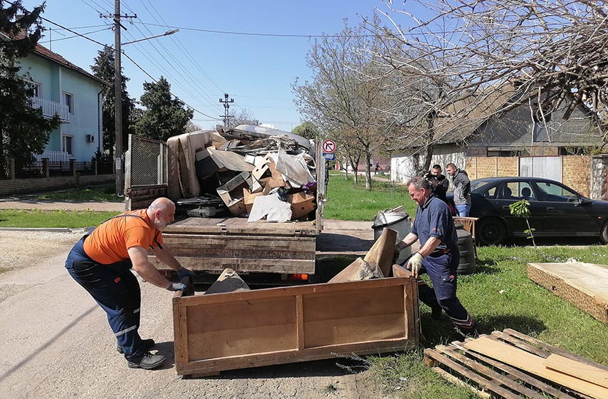 jkp higijena pancevo, kabasti otpad, pancevo