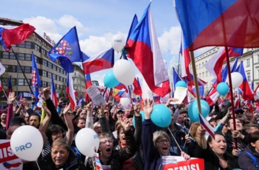 prag, ceska, protest