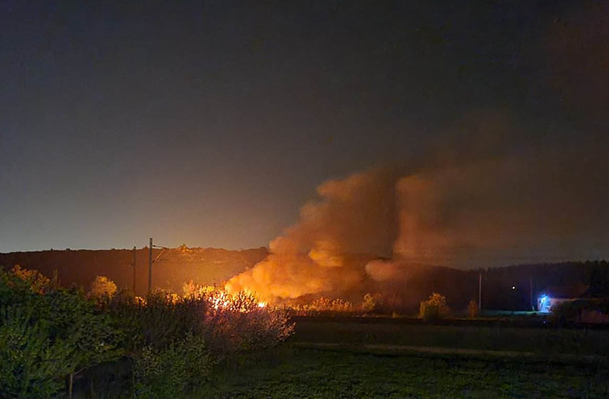 pancevo, stara deponija, pozar