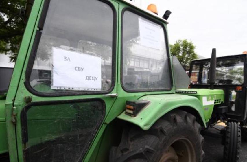 blokada, stara pazova, nova pazova, poljoprivrednici, protest