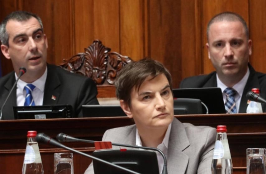 ana brnabic, skupstina srbije, lesinar