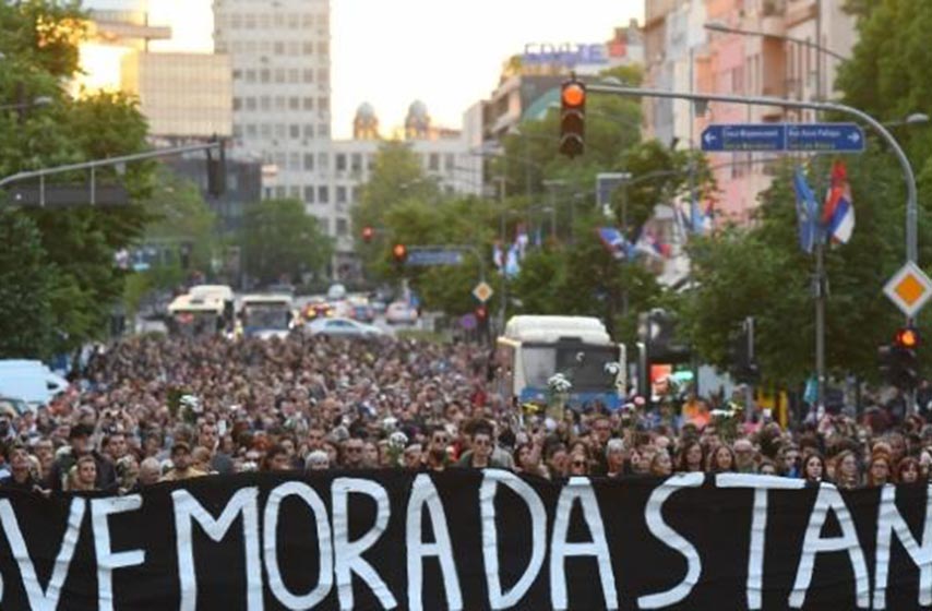 srbija protiv nasilja, protest, beograd