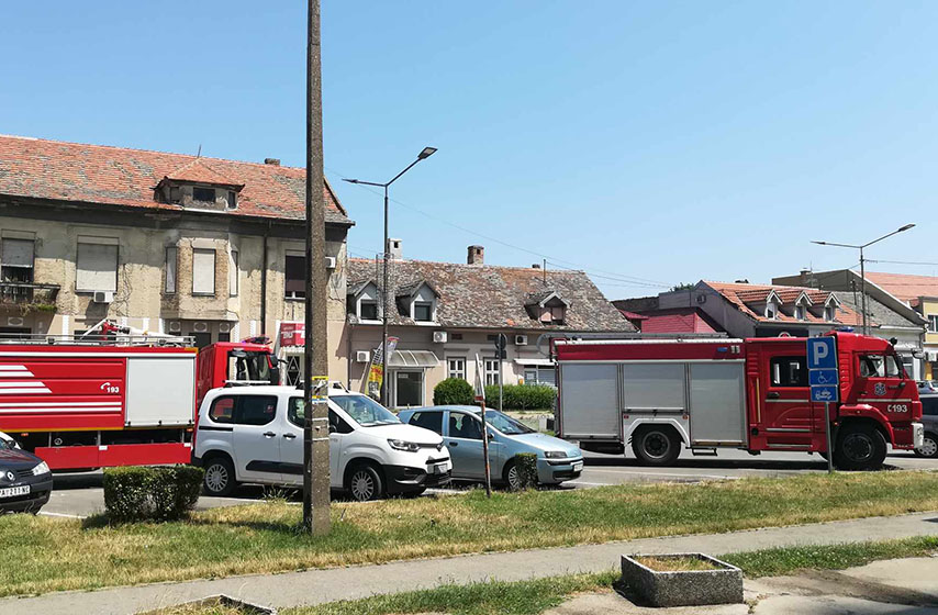 nova posta, pancevo, protivpozarni alarm, miris upaljene plastike