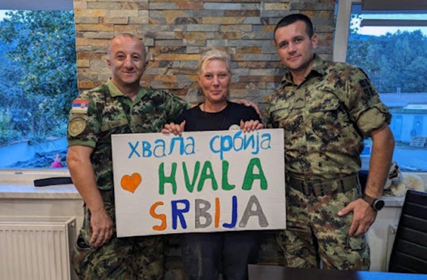 vojska srbije, kontigent, slovenija