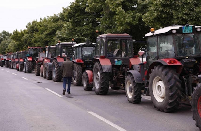 poljoprivrednici, strajk, blokada, srbija