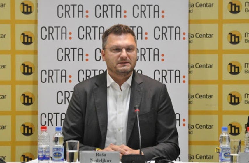 rasa nedeljkov, crta, stanje demokratije u srbiji