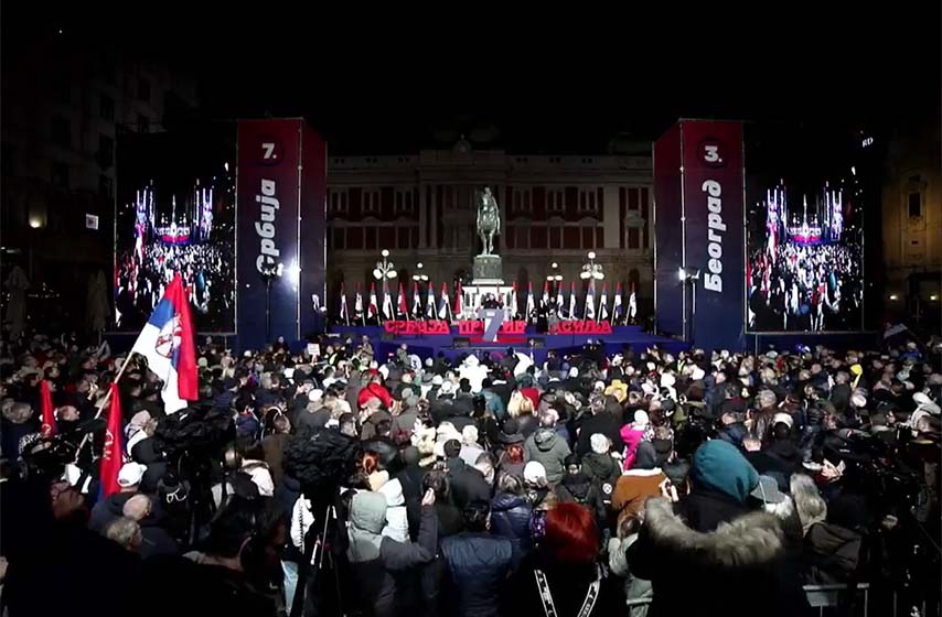 srbija protiv nasilja, miting u beogradu