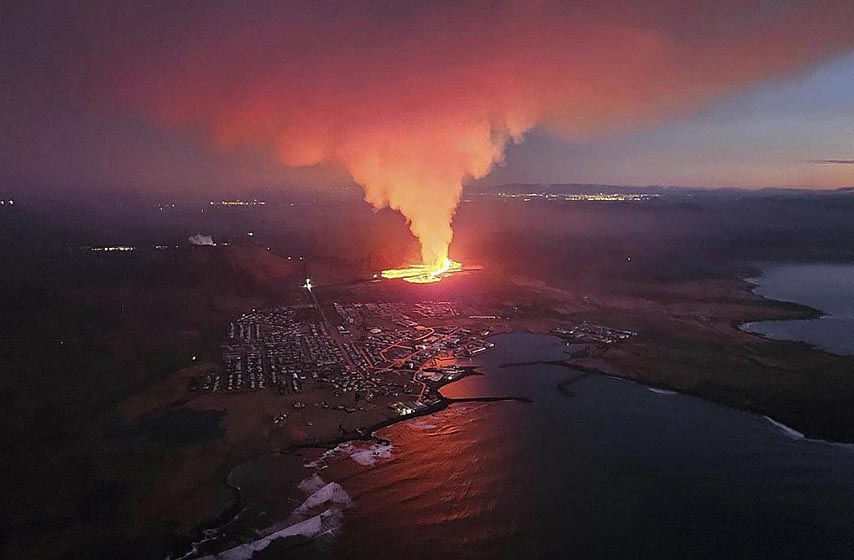 island erupcija vulkana, grindavik