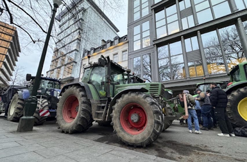 belgija, poljoprivreda, blokada autoputeva