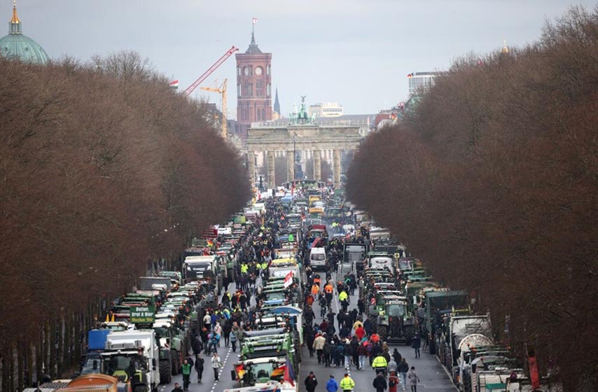 protest poljoprivrednika, nemačka