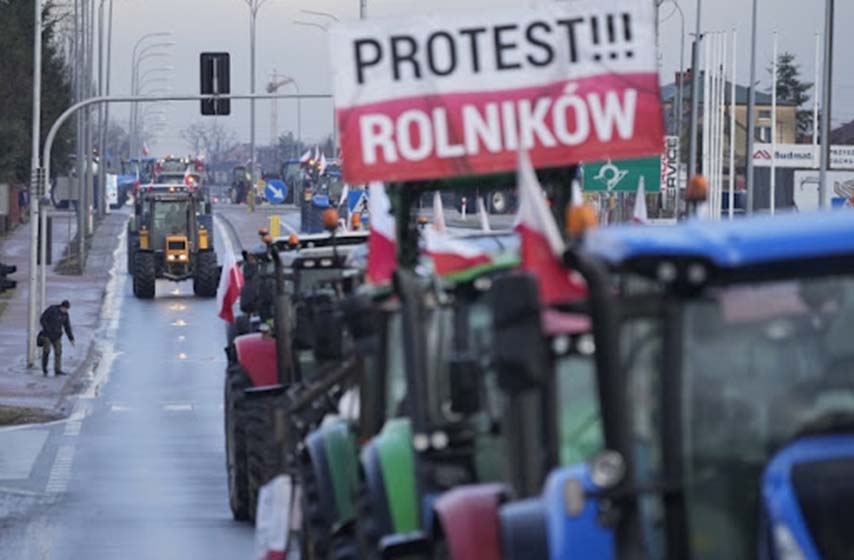 protest poljskih farmera