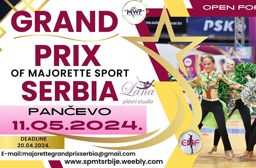 Grand Prix of majorette sport Serbia, pancevo, plesni studio lana