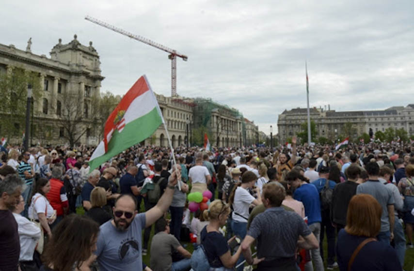 budimpesta, protest, viktor orban