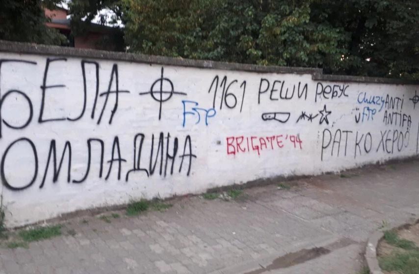 grafiti nacizam, pancevo, k-013