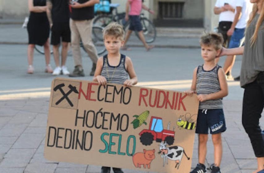 protest protiv litijuma, k-013, srbija