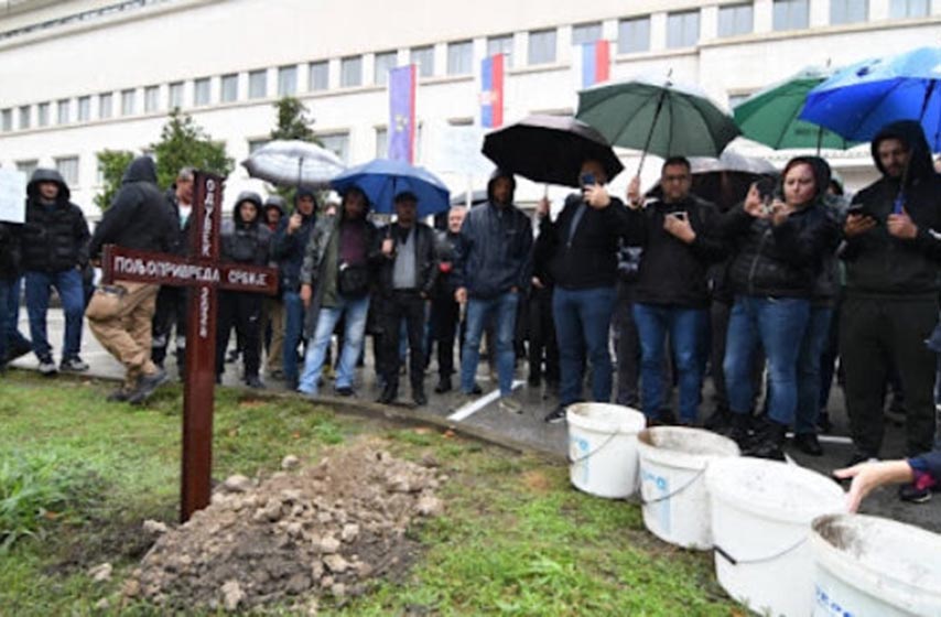 novi sad, protest, poljoprivrednici, vesti srbija, k-013