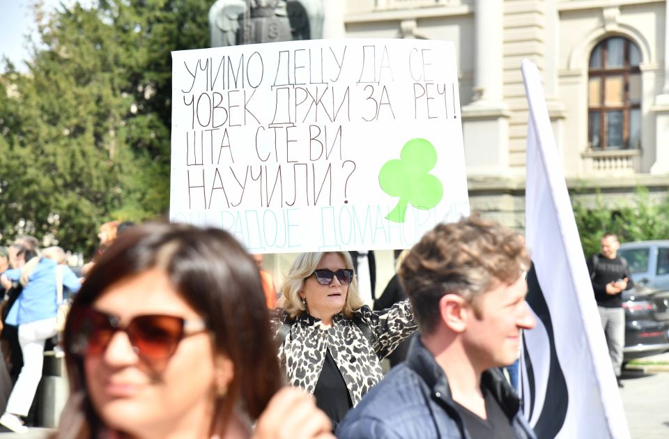 protest prosvetara, vesti srbija, k-013